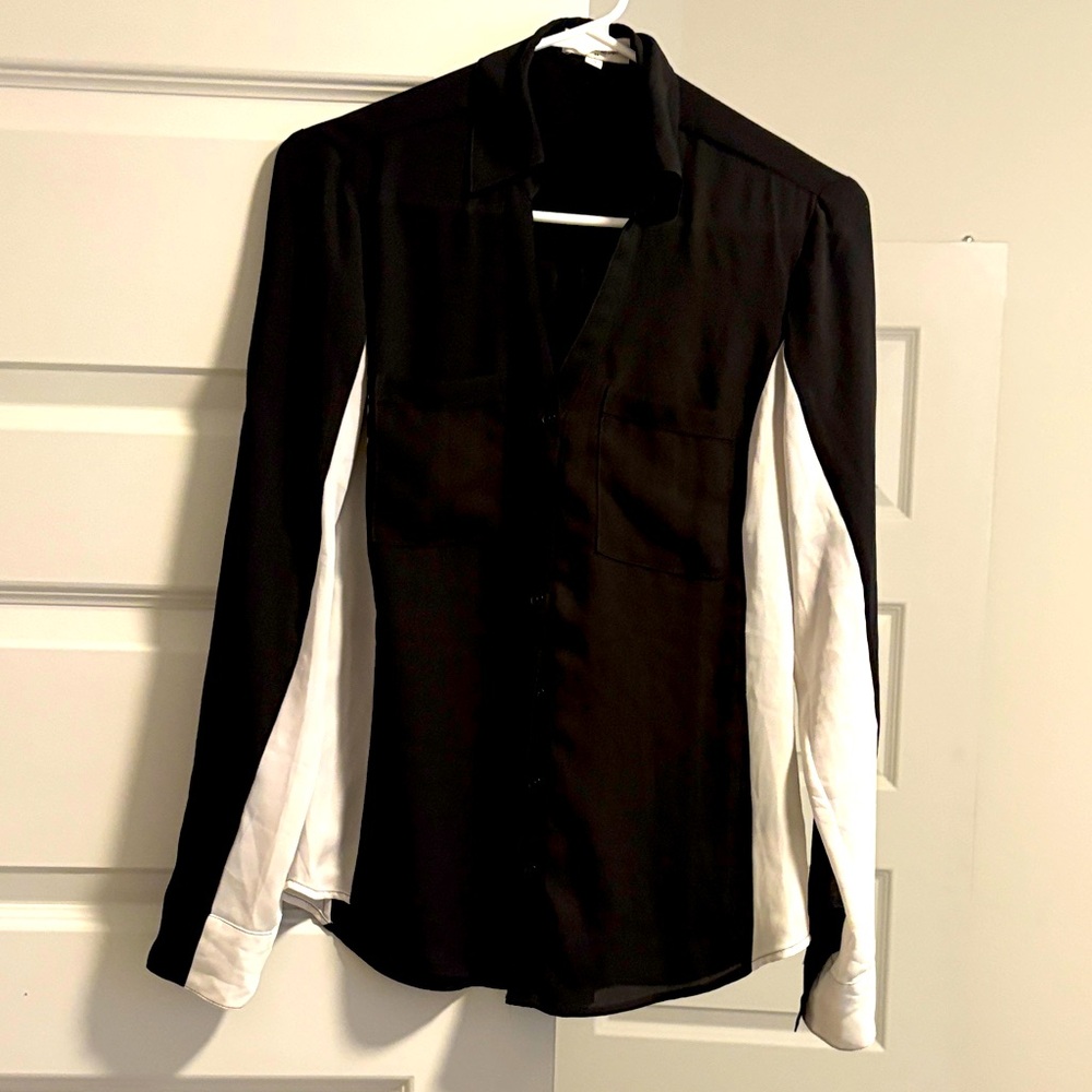 Express Charcoal Long Sleeve Shirt